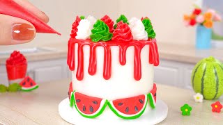 Fresh Miniature Watermelon Cake Decorating 🍉 Best Of Miniature Watermelon Recipe Ideas 🍰 Tiny Cakes