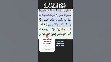 سورة الدخان الاية 43-50 فارس عباد