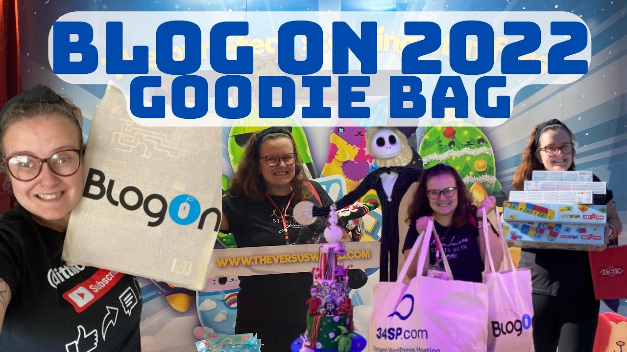 BlogOn Goodie Bag Reveal - YouTube