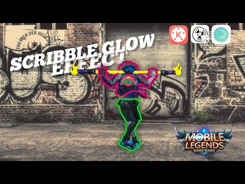 Mobile Legends Scribble Glow Effect Tutorial |Kinemaster |Alight |Flipaclip