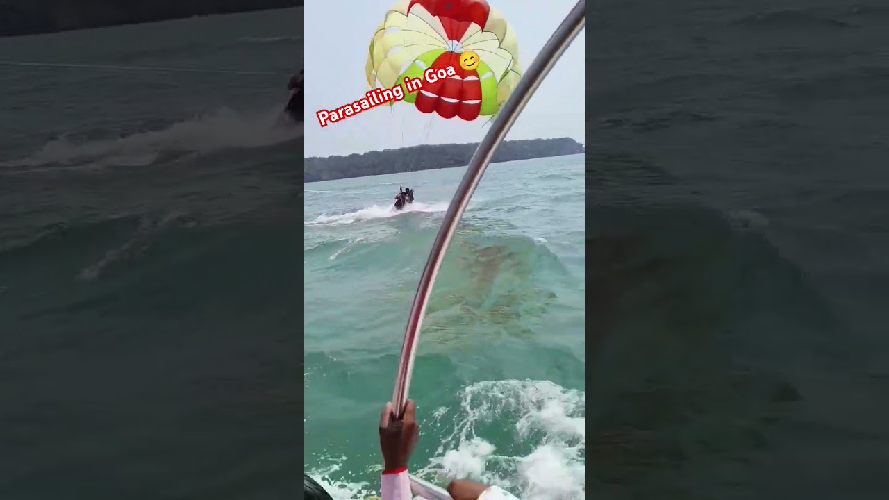 Parasailing in Goa 😊 