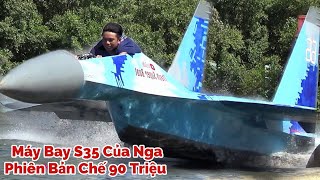 Vietnam's Replica Airplane Runs Over Water