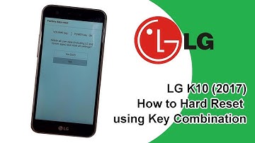 LG K10 (2017) Factory Reset