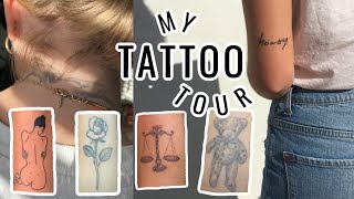 tattoo tour *meanings, pain level & my fav artists*