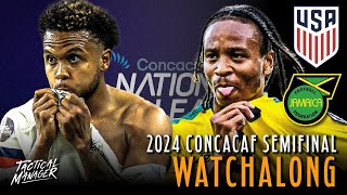 USA vs Jamaica Live Watchalong | USMNT vs Reggae Boyz Nations League Semifinals