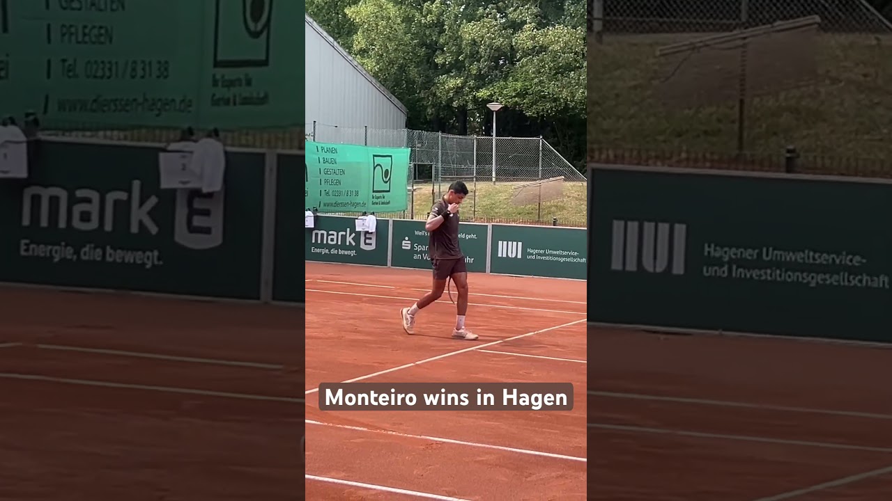 Thiago Monteiro wins in Hagen, beats Tommaso Compagnucci to make the ATP Challenger main draw