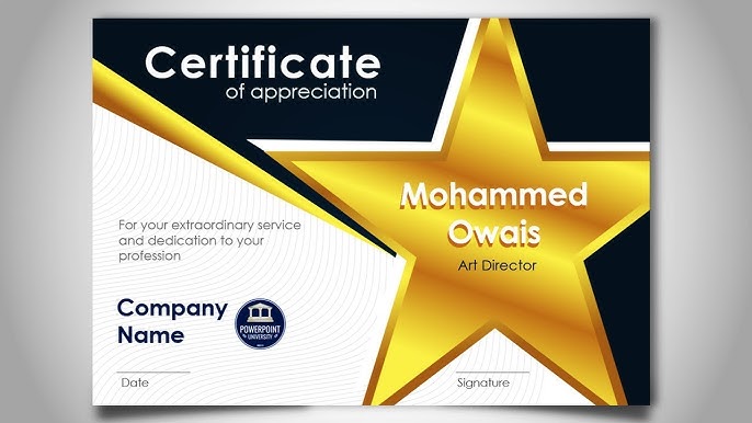 Certificate of Appreciation in PowerPoint / Employee of the Month Certificate / Free Slide - YouTube certificate-of-appreciation-in-powerpoint-employee-of-the-month-certificate-free-slide-youtube