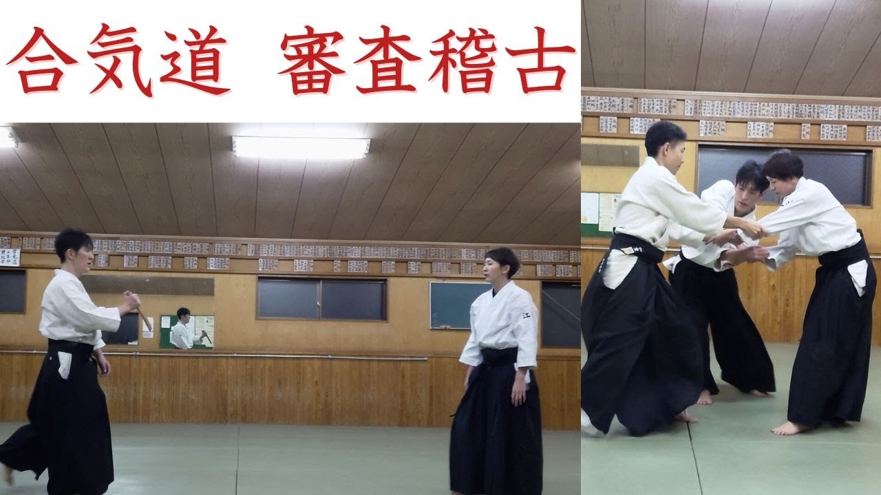 【合気道】２段の昇段審査に向けた技を受けてみた 