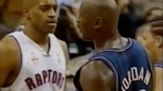 Michael Jordan Age 38 Shuts Down Vince Carter - 0 Pts In 2Nd Half