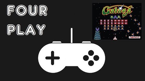 Four Play - Galaga - 8-bit Console Comparison