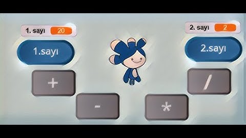Scratch ile Basit Bir Hesap Makinesi