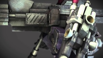 v8 modelling show reel (armored core)