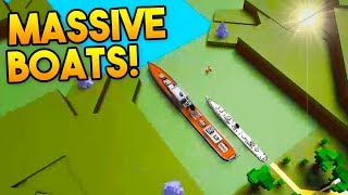 2 Substantial Boats Develop A Boat For Treasure Roblox Yacht Charter World - cool build a boat ideas roblox