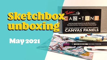 SKETCHBOX MAY 2021! Basic box unboxing and swatching
