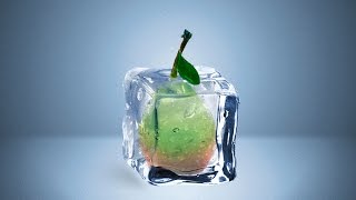 Frozen Ice Cubes 3D Effect Photoshop Tutorial screenshot 4