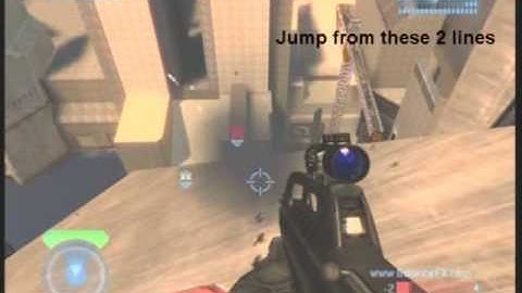 Halo 2 bounce to the Builing Behind X-Building W/Tutorial