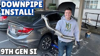 Skunk2 CATLESS DOWNPIPE INSTALL! | 9th GEN CIVIC SI