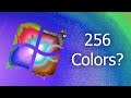 Windows 7 in only 256 colors?