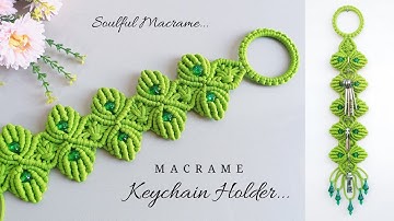 Macrame Key Holder | Keyholder Tutorial for Beginners | Macrame Wall Hanging Key hanger