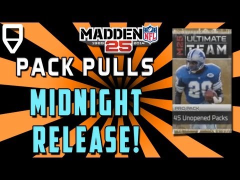 Madden 25 Pack Opening MIDNIGHT Release Pro Pack Opening Mut 25 Ultimate Team