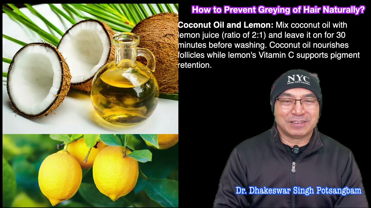How To Prevent Greying Of Hair Naturally ? STAYING FIT : Dr. Dhakeswar