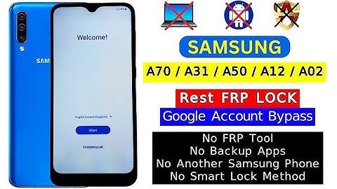 New Method Samsung A50 Frp Bypass/Unlock Google Account Lock Android 12/11 | New Solution