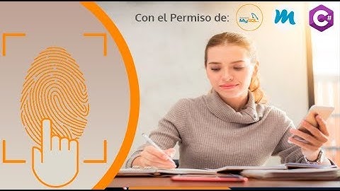 Sistema de Asistencia con Huella Digital (C# y MySql) Presentacion