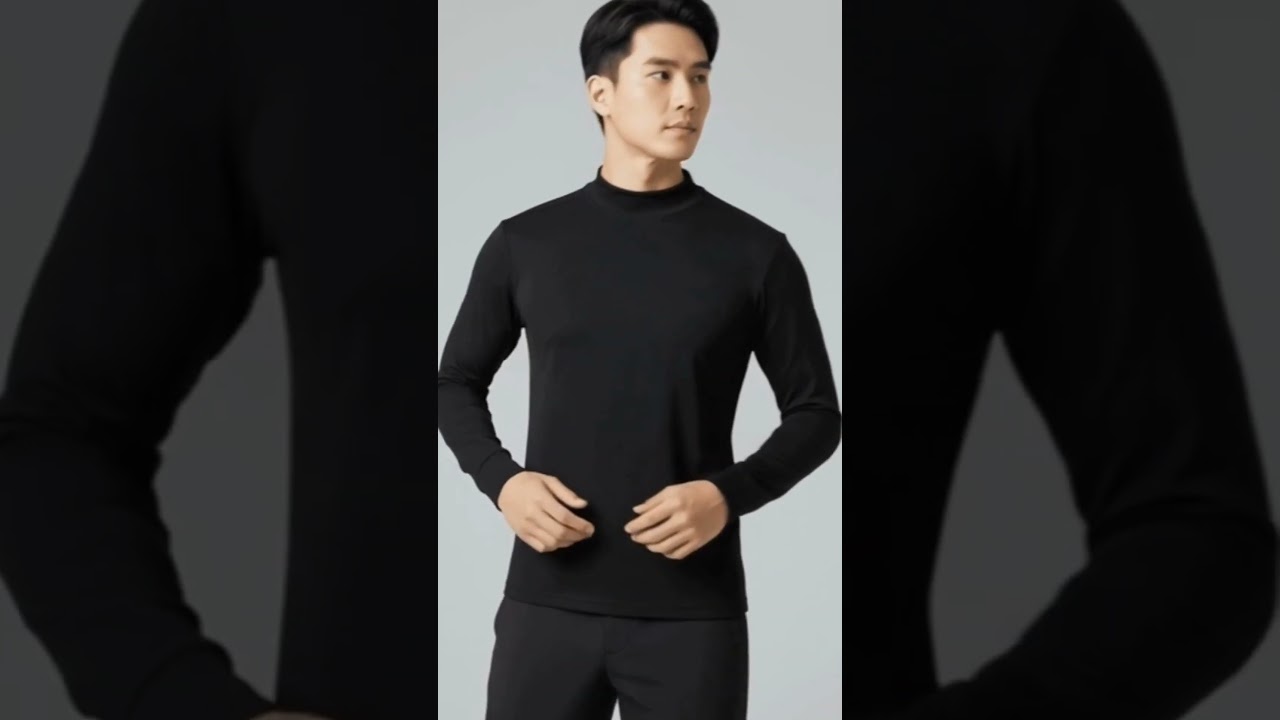 [MỚI - THU ĐÔNG 2025]Áo giữ nhiệt mặc trong Essential Brush Poly cổ trung mềm mại, giữ ấm Coolmate