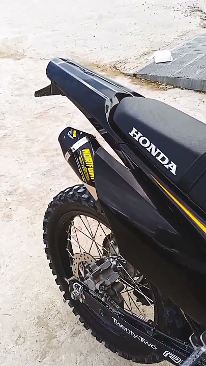 Suara knalpot norifumi rocker 4 kw pada motor crf 150