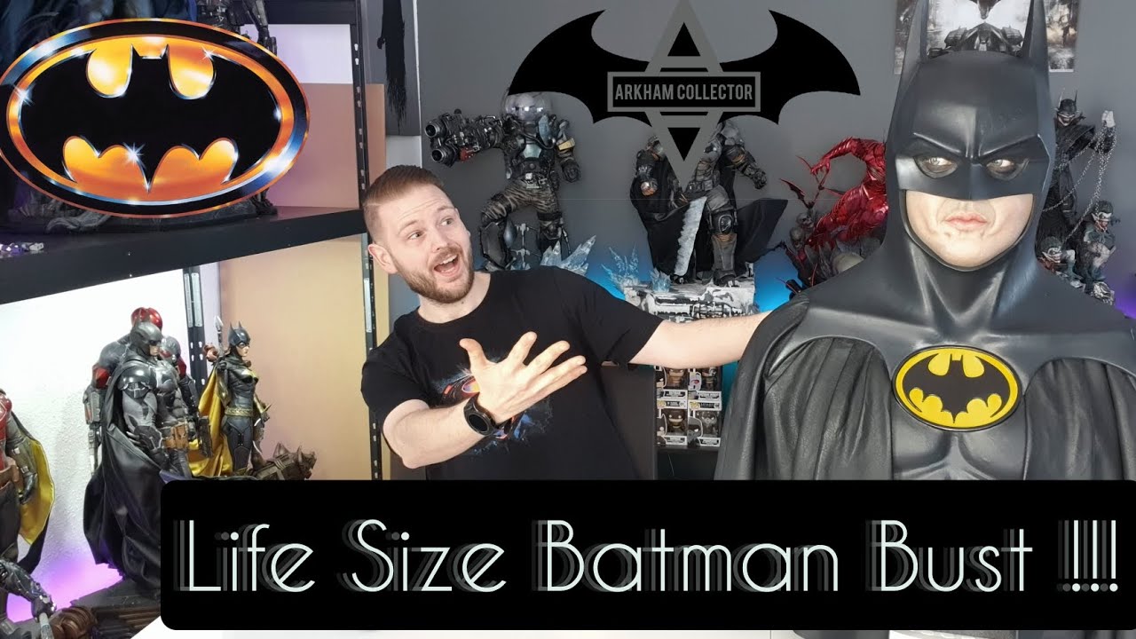 Custom LIFE SIZE Michael Keaton Batman Bust!!!