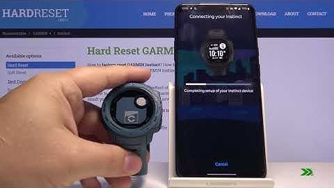 How to Pair GARMIN Instinct with Phone – Set Up / Connect