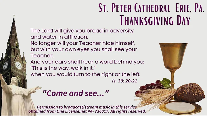 Thanksgiving Day, Father Michael Ferrick, celebrant