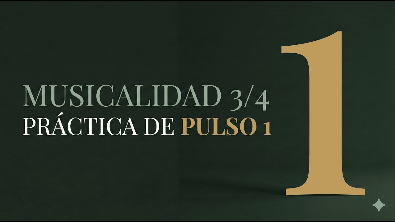 Musicalidad 3/4: Práctica de Pulso 1 - 110 BPM