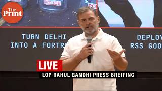 LIVE: INC party press briefing by LoP shri Rahul Gandhi at AICC HQ