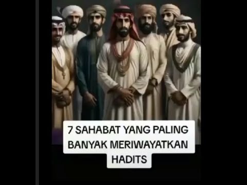 7 SAHABAT YG PALING BANYAK MERIWAYATKAN HADITS I Kajian Jumat 11 Agst 2023 @yaminhasibuan319