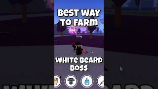 Use this Method to Farm White Beard boss in Anime FIghting Simulatore | Roblox