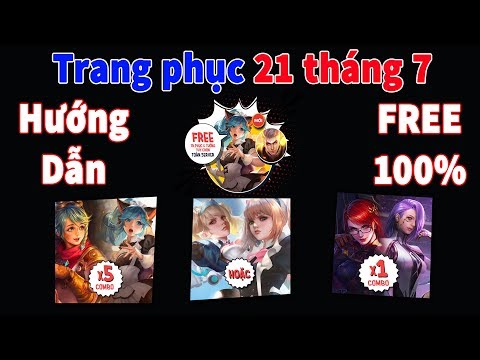 Hướng dẫn nhận Trang Phục Miễn Phí Thu Thập Mảnh 21 Tháng 7 Liên quân mobile