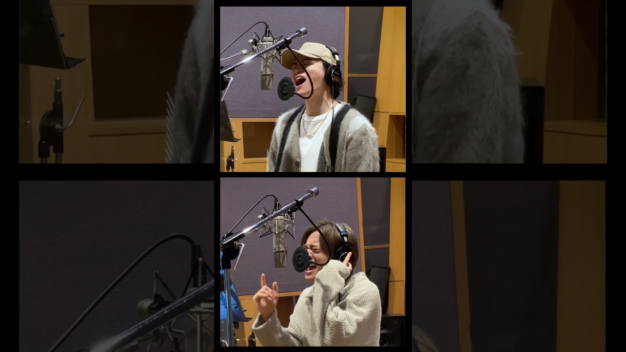 Rock this Party｣のレコーディング中🎤🎶 #菊池風磨 ＆ #猪俣周杜 ver