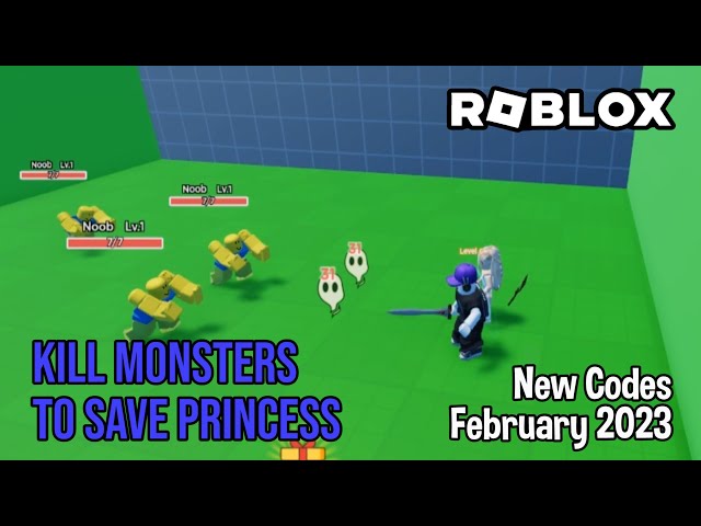 Kill Monsters to Save Princess Codes - Roblox December 2023 