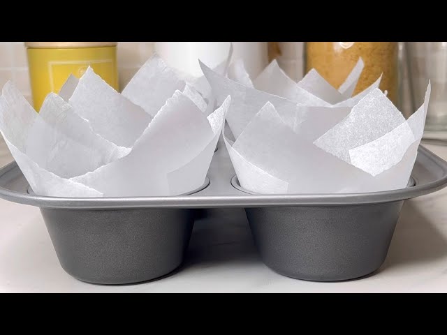 Astuce pour couper du papier sulfurisé en cercle pour un moule ou une poêle  - Astuce Bridélice