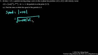 2015 AP Calculus BC Free Response 2c