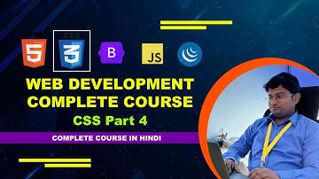 Web Development Complete Course HTML. CSS, Java Script, JQuery and Bootstrap : CSS Part 4