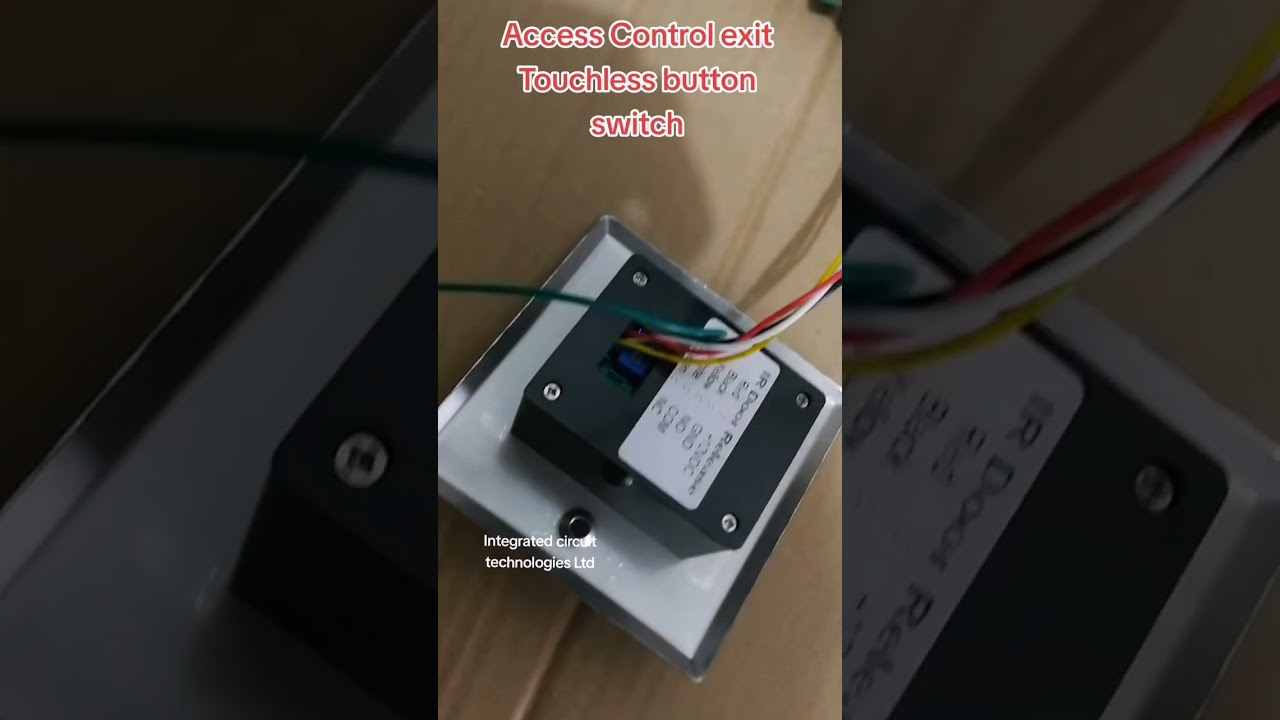Exit Touchless Button Switch