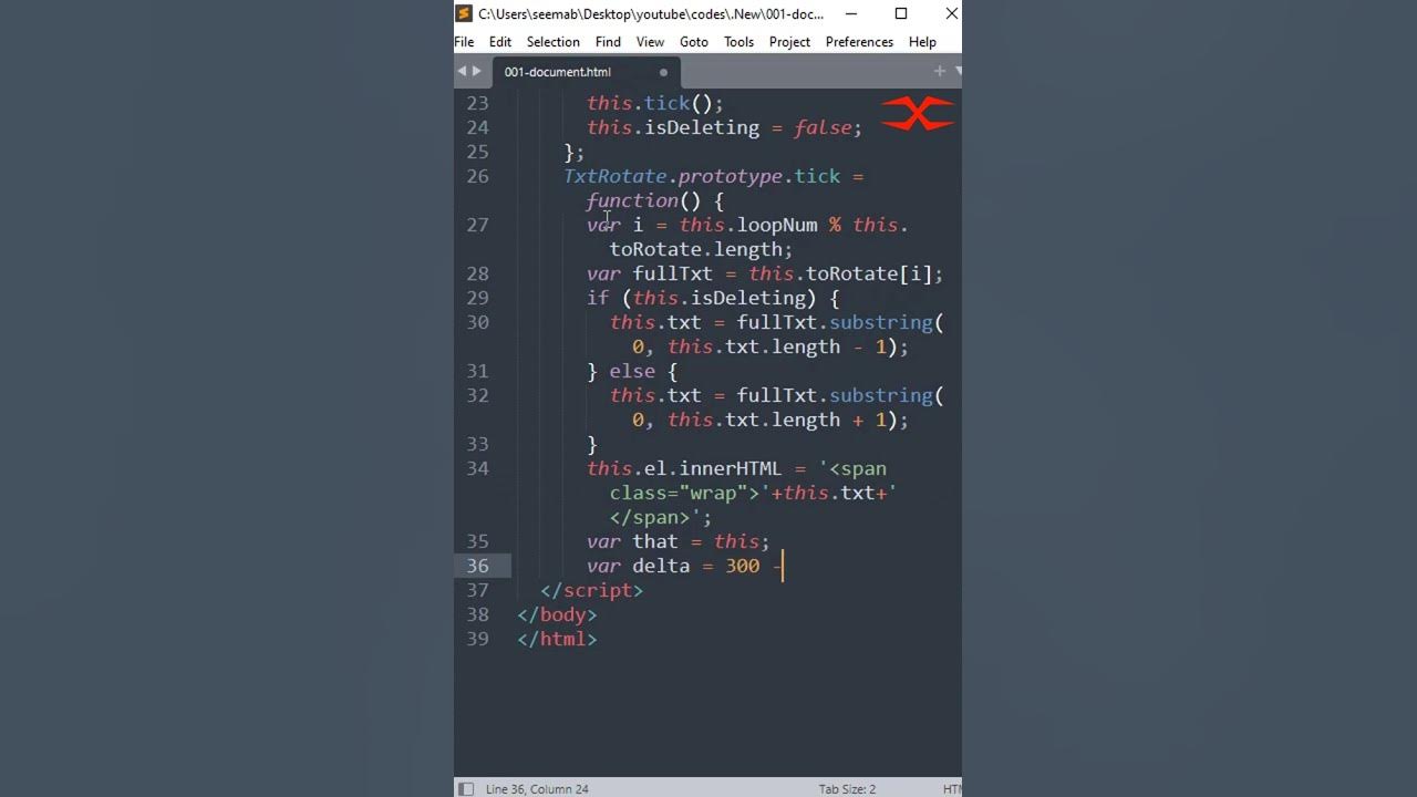 Text Carousel | HTML CSS JavaScript - YouTube