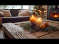Winter Decor Made Easy ❄️🎄 Rustic Coffee Table Ideas for a Cozy Touch☕