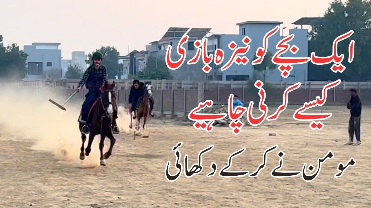 Ek Bachay ko Neza Bazi Kaisi Krni Chahiye? 🏇