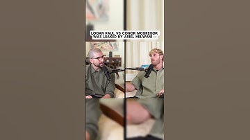 #loganpaul VS #conormcgregor was LEAKED by #arielhelwani 👀😳#trending #boxing