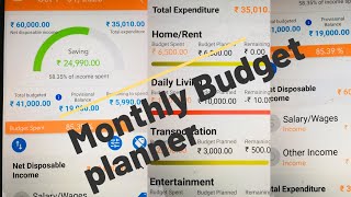 How to plan & Budget monthly expenses using APP| Budget Manager tips| Money saving budget planner screenshot 4