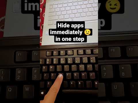 Hide apps on laptop/PC in one shortcut #shorts #computershortcutkeys