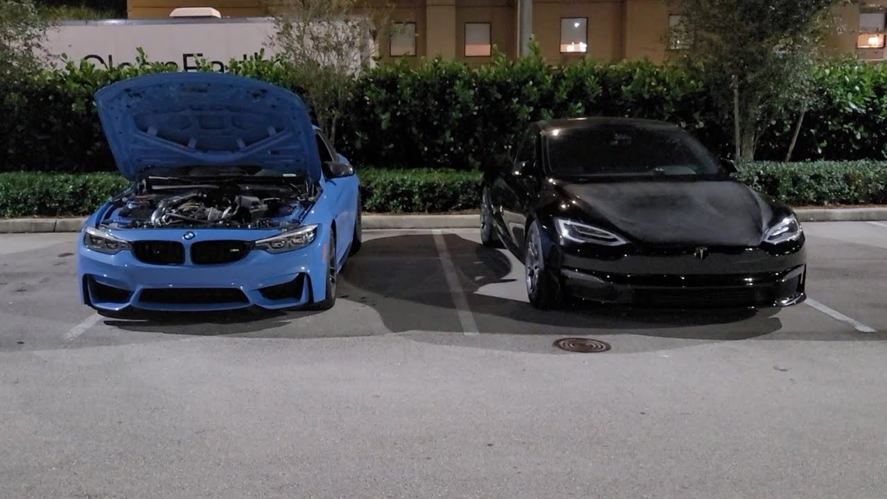 Bmw m4 vs sale tesla model s